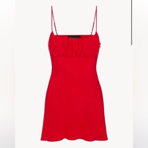 Réalisation par lilou dress in red